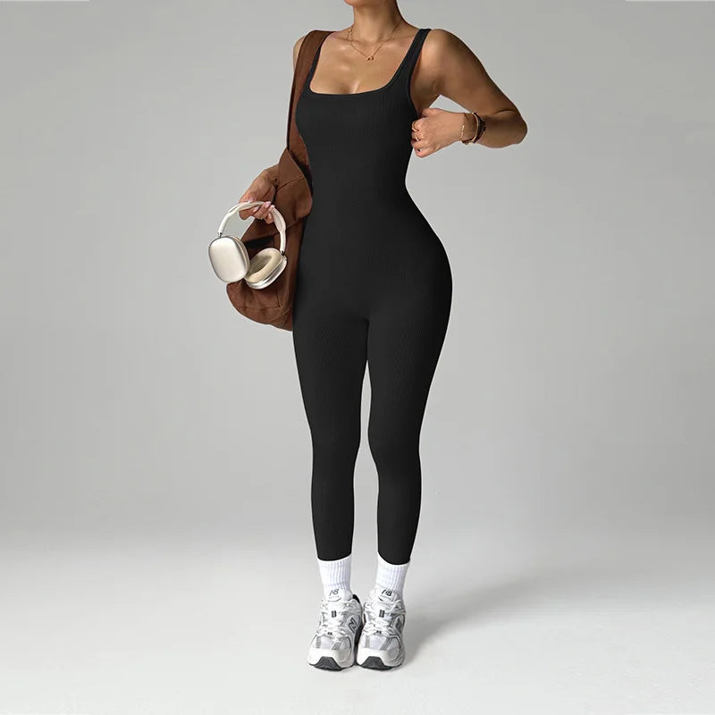 Seamless Sculpt One-Piece Workout Bodysuit