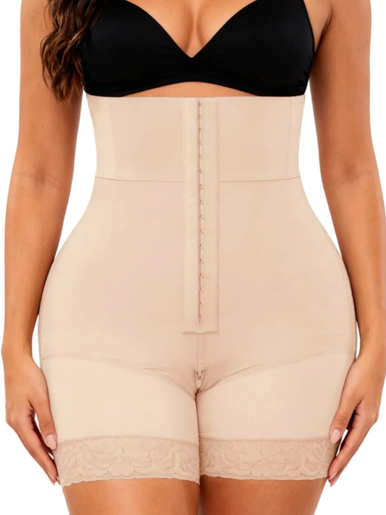 1 Pc Butt Lifting Shapewear Body Shaper For Women Tummy Control Panties With Hook Zipper Closure