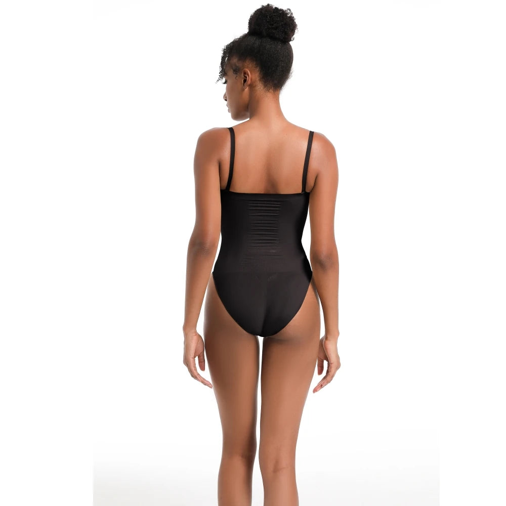 Seamless High-Waist Sculpt Thong Bodysuit