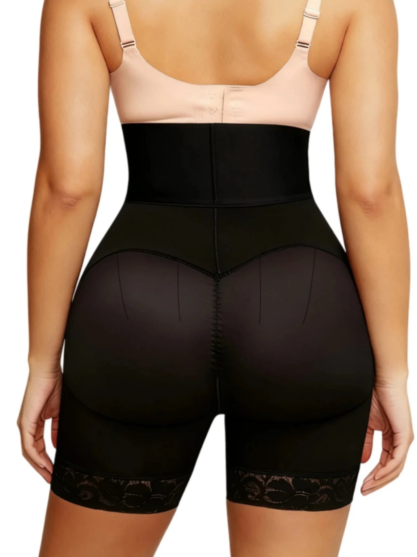 1 Pc Butt Lifting Shapewear Body Shaper For Women Tummy Control Panties With Hook Zipper Closure